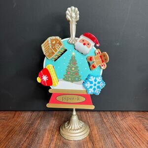 Piper K Winter Christmas Snowflake Santa Gingerbread Tree Hat